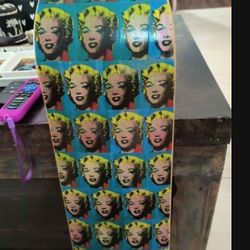Warhol Marilyn Monroe Skateboard Deck