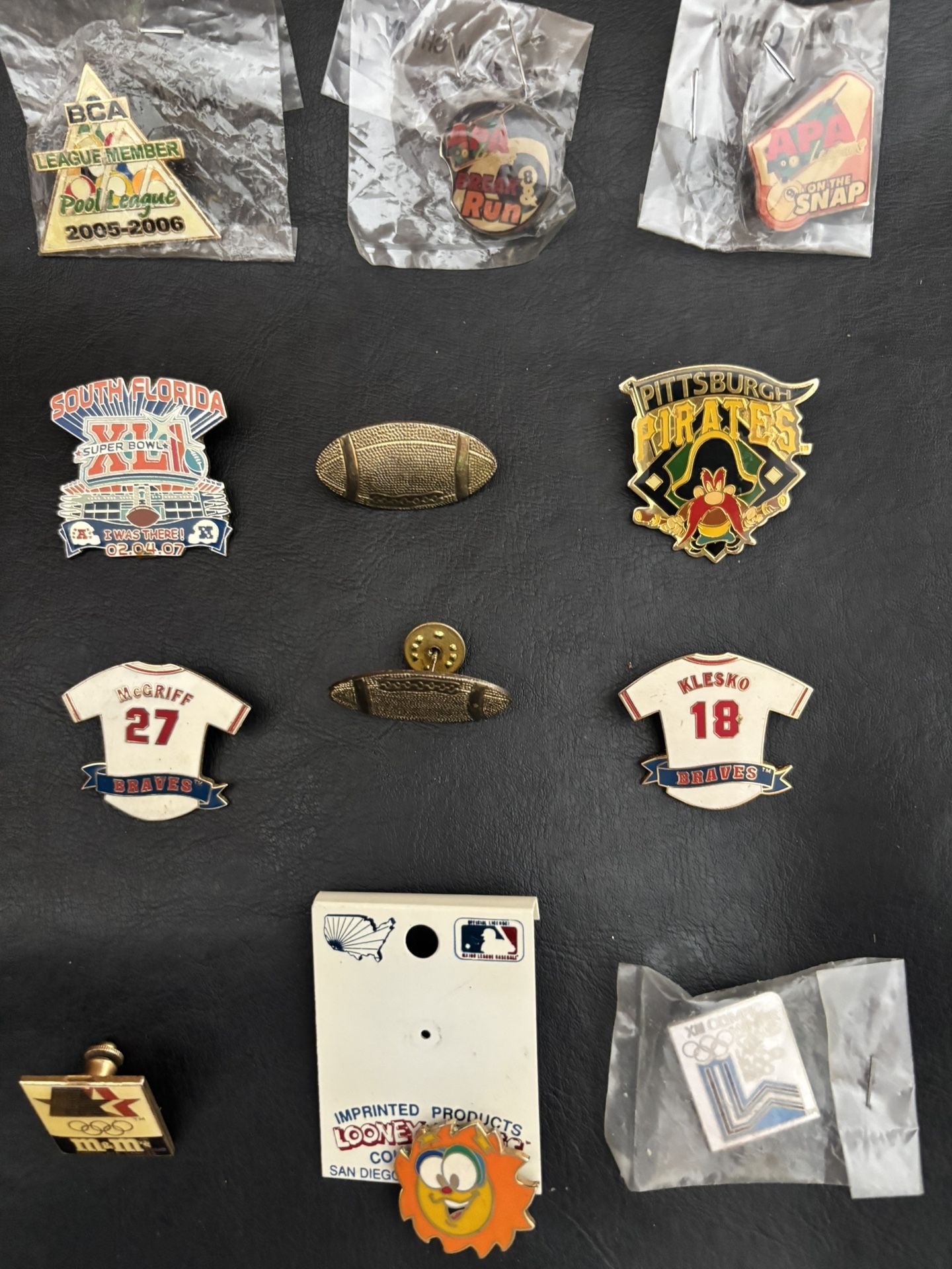 12 Sports Pins Pins