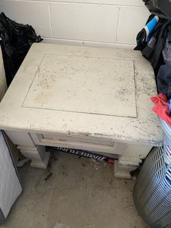 Rustic End Table 