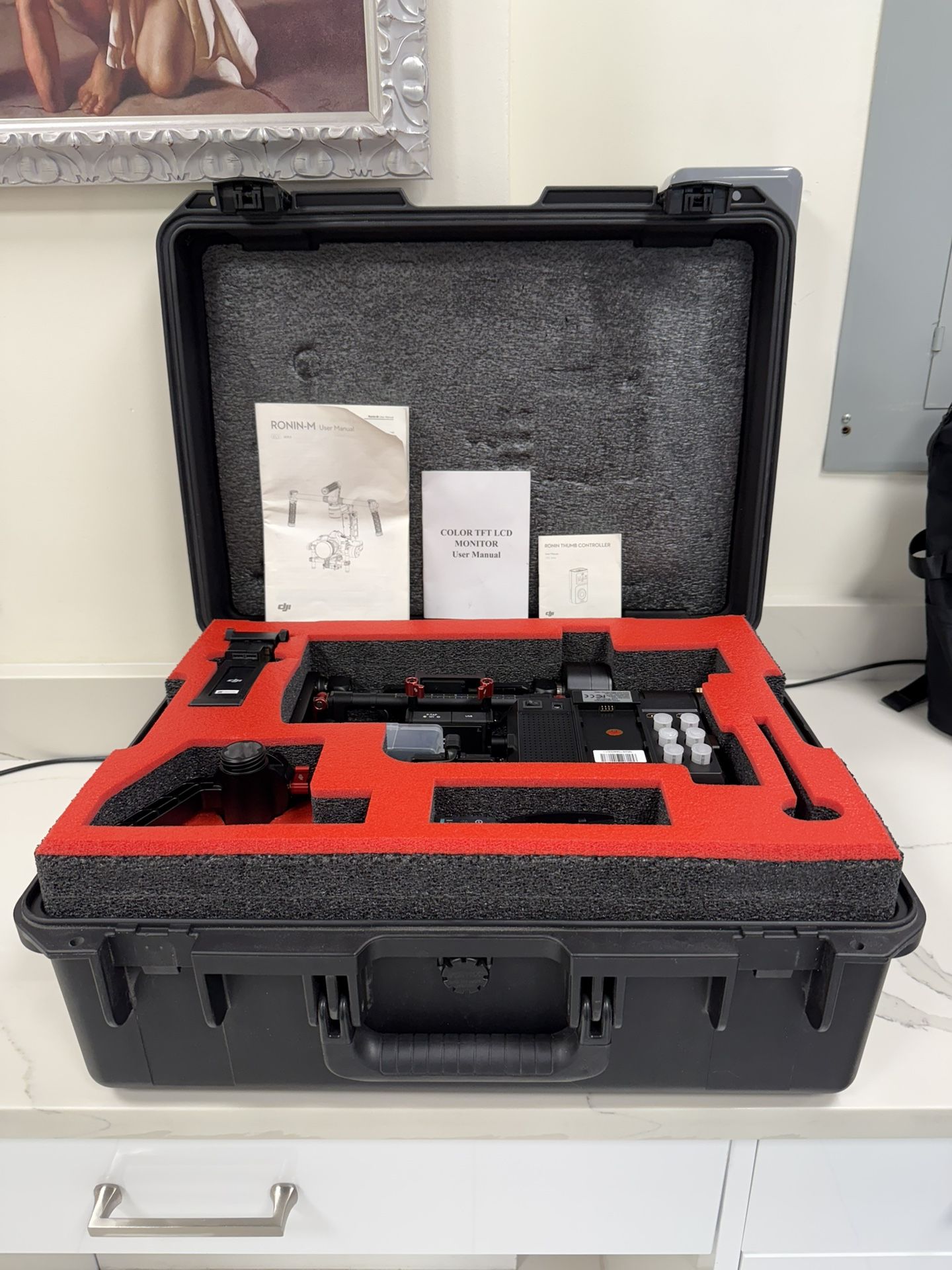 DJI Ronin M Gimbal With Pelican Case And Monitor
