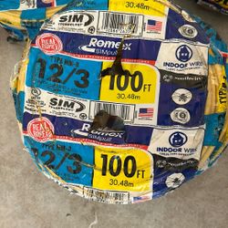 12-3 Romex 100’ Each Roll