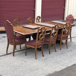 FREE delivery - XXLarge  Like New dining Set with 8 chairs 