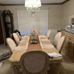 Light Oak Dining Room Table