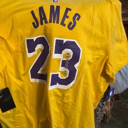LA Lakers LeBron James Tshirt