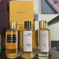 Mancera Tonka Cola, Cedrat Boise, & Instant Crush