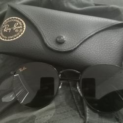 Ray Ban Round Metal Sunglasses 