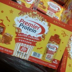 Premier Protein Shake Salted Caramel Popcorn $15 A Case