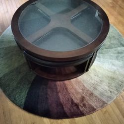 Coffee Table With Chairs And Rug