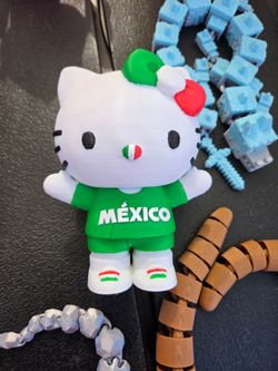 New 3D Printed Dodgers Mexico kitty