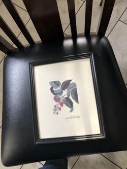 Beautiful Original Print Of Raspberries !!!