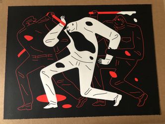 Cleon Peterson The Disappeared BLACK Limited Edition Print (1/100)
