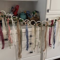 Boho Ribbon/ Lace/ Floral Garland