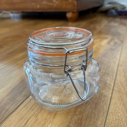 16 oz Airtight Glass Storage Jars (6-Pack)
