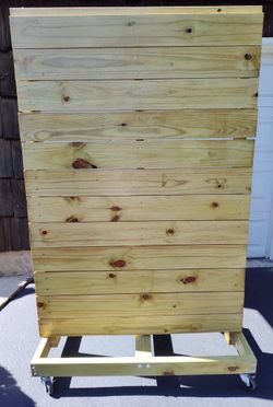 ***WOODEN PARTY BACKDROP – HAND-BUILT, WEATHERPROOF, & MOBILE***