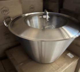 Cazo Grande De 50qt Acero Inoxidable Nuevo Princes House 