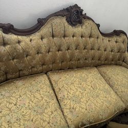 Antique Gold Sofa 