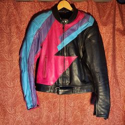 Retro 80s Motorcycle Jacket