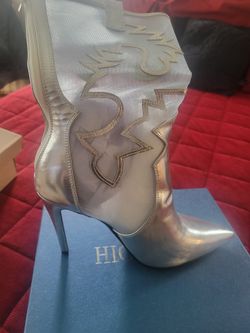 New Silver Boots