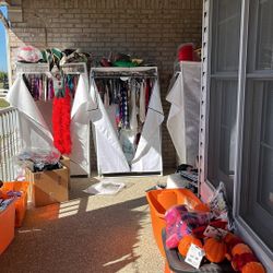 Halloween Costume And Decorating Yard Sale