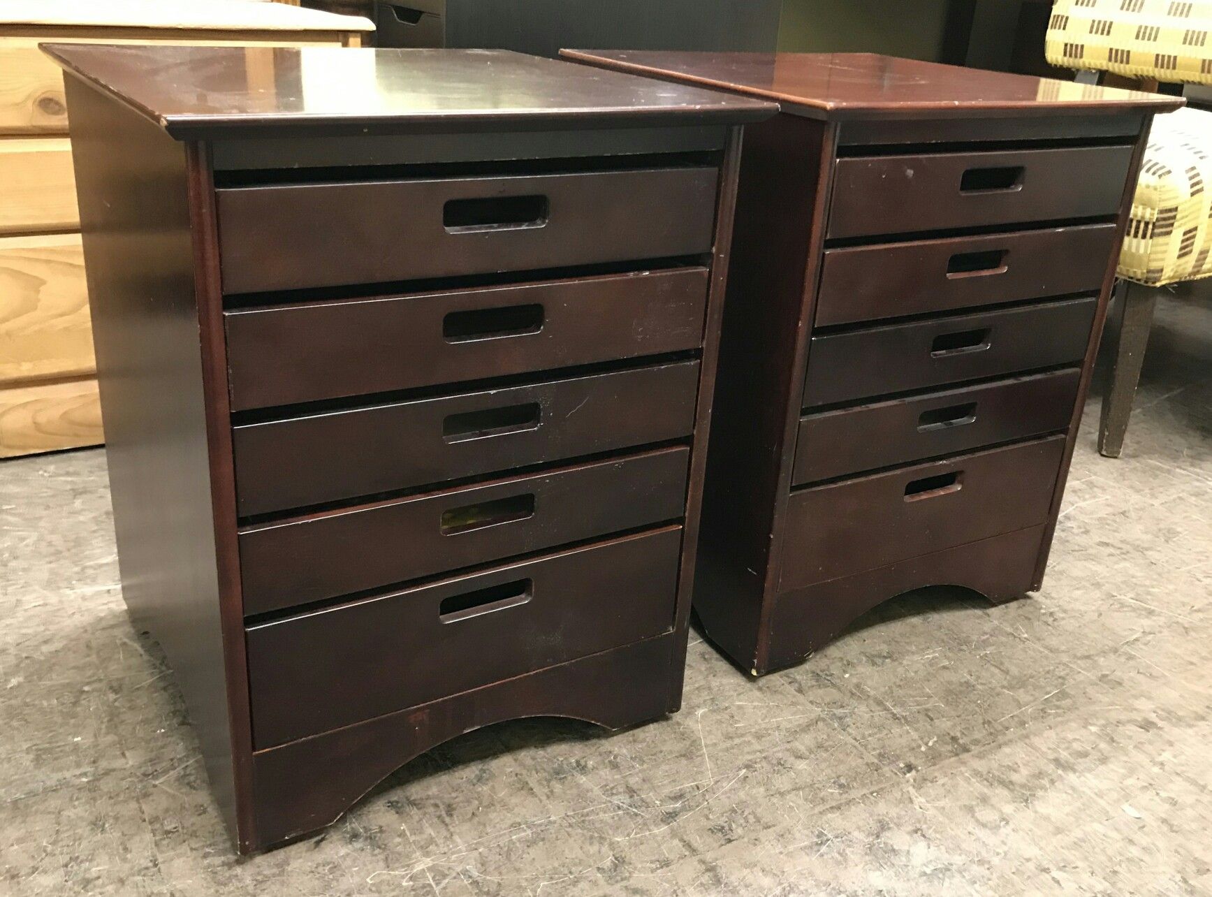 #24429, #24459 Crate & Barrel 22 ½” x 18” Wide Clipper Game Table (we have 2)