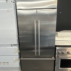 Stainless Steel Monogram French Door Built In 36” Refrigerator 