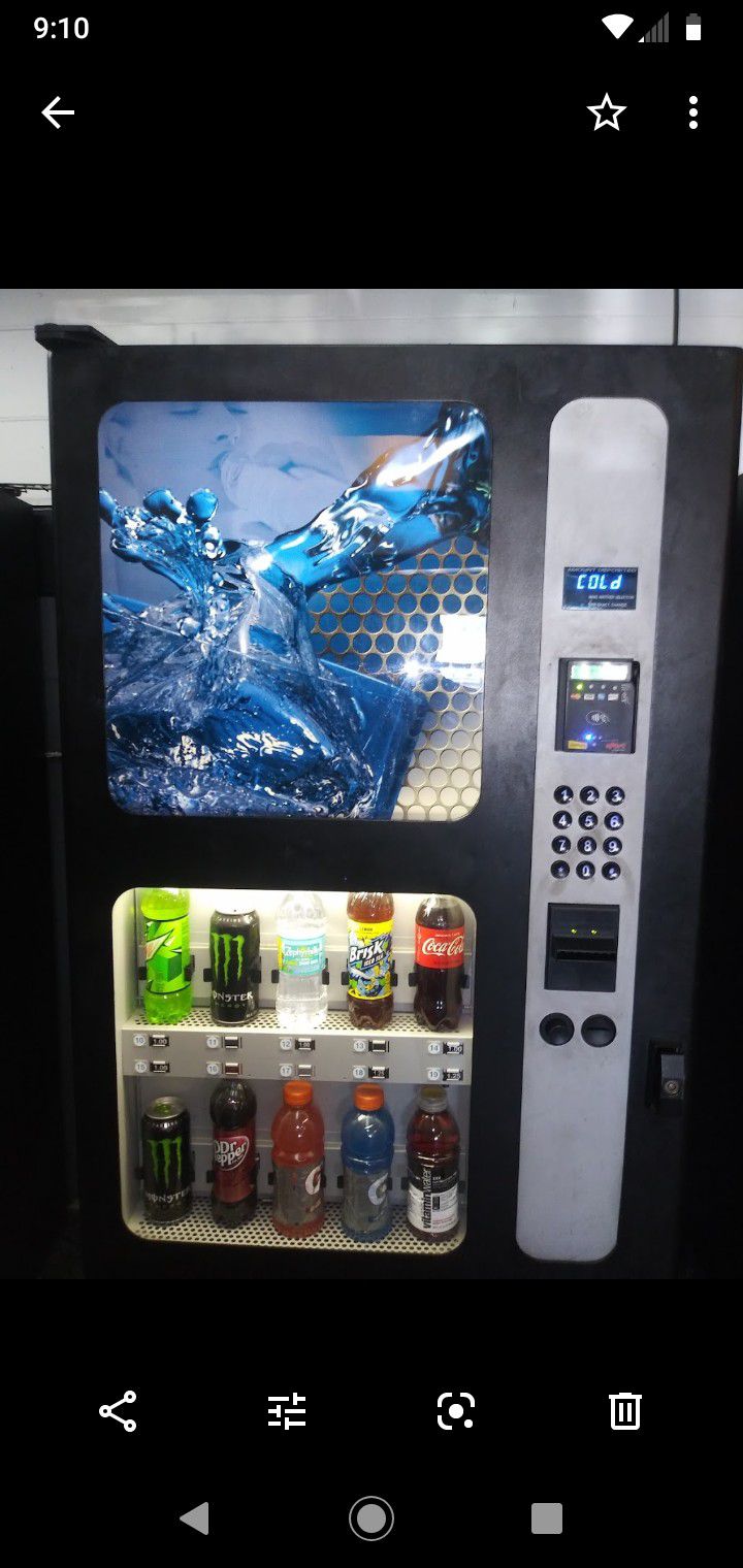 Soda vending machine