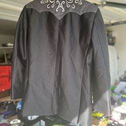 Circle S Sport Coat Mens Western 40R. Blazer Two Button Cowboy Jacket