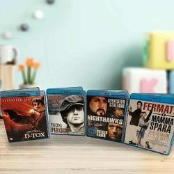 LOT of 4 Blu Ray Movies Stallone $12