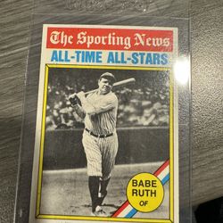 Babe Ruth Baseball Card