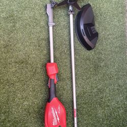 Milwaukee M18 Fuel 18V Quik-Lok Power Head with Brush Cutter Attachment