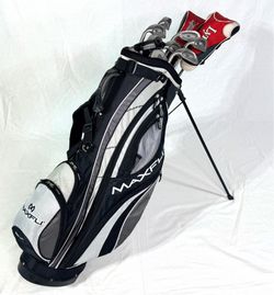 LH Golf Club Set | Ping Eye 2 Black Dot Irons + Lynx Woods + Maxfli Stand Bag w/New Grips