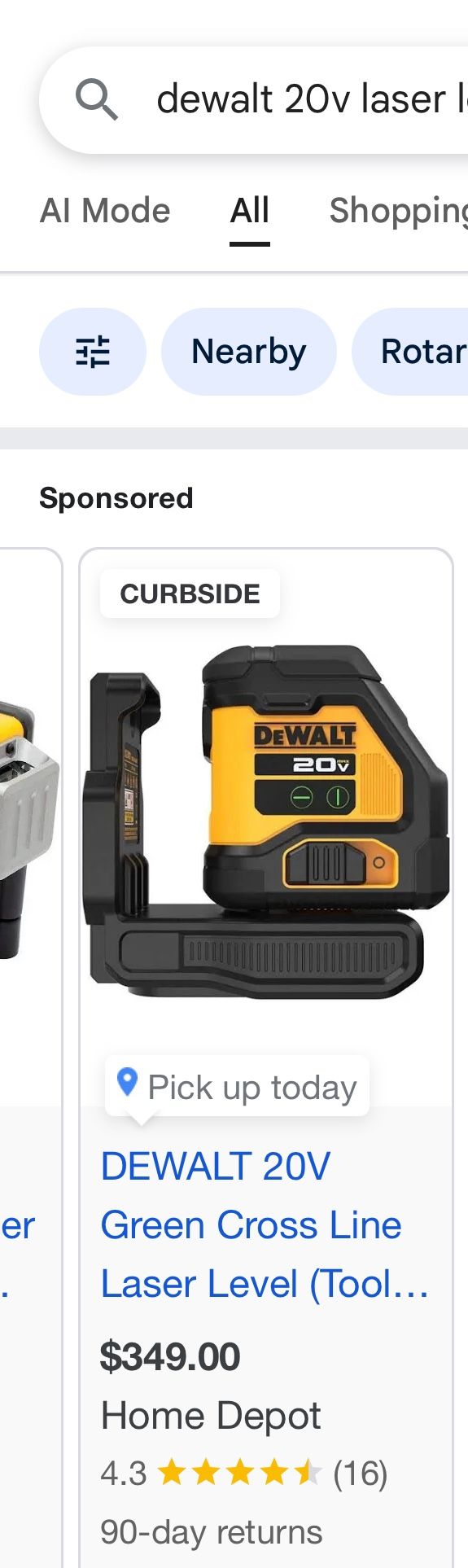 Dewalt 20v Laser Level