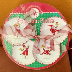 CHRISTMAS PEP MINT PARADE PLATES, VINTAGE, GREAT GIFT (SALE)