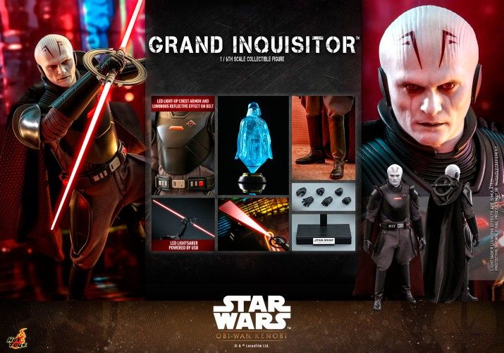 Hot Toys TMS082 Grand Inquisitor Star Wars Obi Wan Kenobi 1/6 Figure