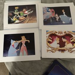 Disney Licensed Cindarella Lithographs 