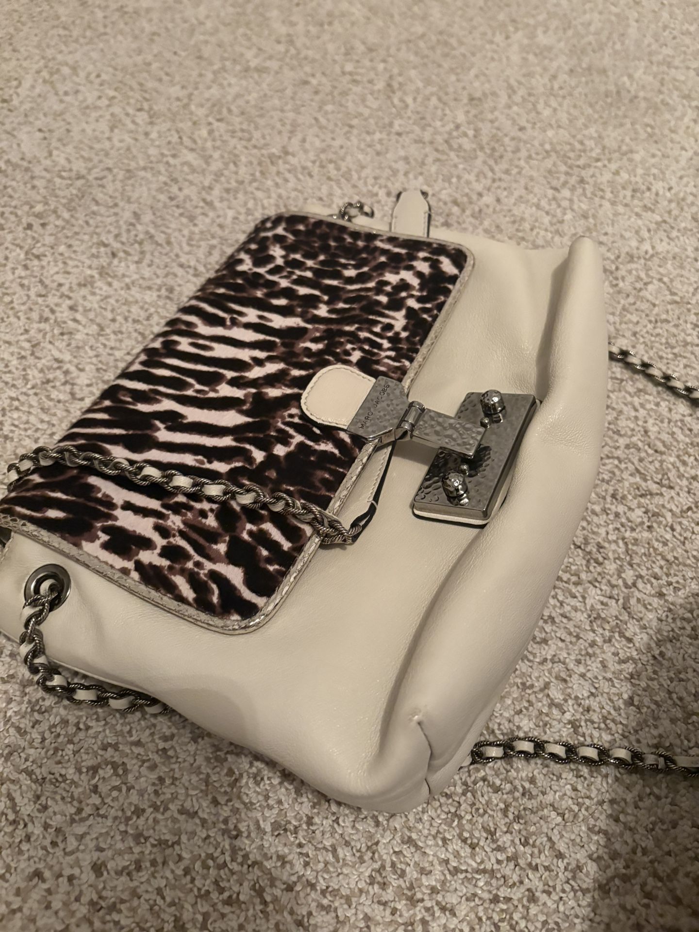 Marc Jacobs Large Safari Ivory Zebra