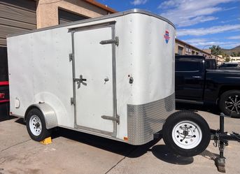 2022 Patriot 6x12 Enclosed Cargo Trailer – Side Door & Spare Tire