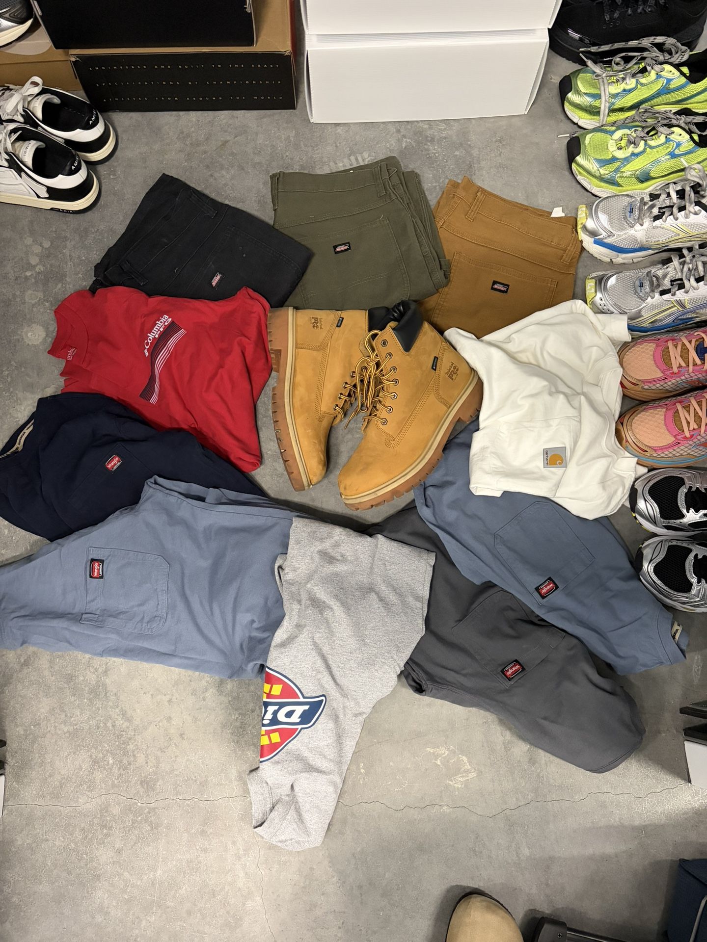 Steeltoe Work Boots/Clothes