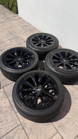 Tesla Model 3 OEM 19” Powder Coated Black