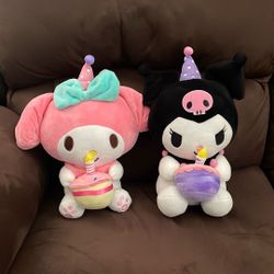 Sanrio My Melody & Kuromi Birthday Cupcake Plush