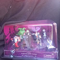 Nightmare Before Christmas Deluxe 9 PC Figurine Set
