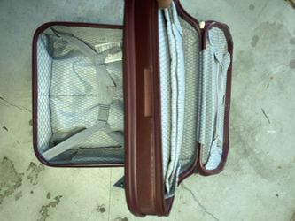 Delsey Burgundy Carry-On Suitcase