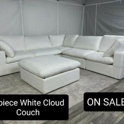 White Cloud Couch Modular Sectional Sofa 