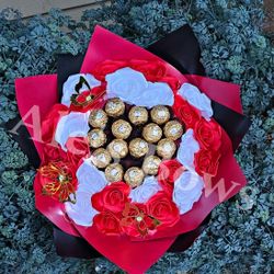 Eternal Bouquet With Chocolates 