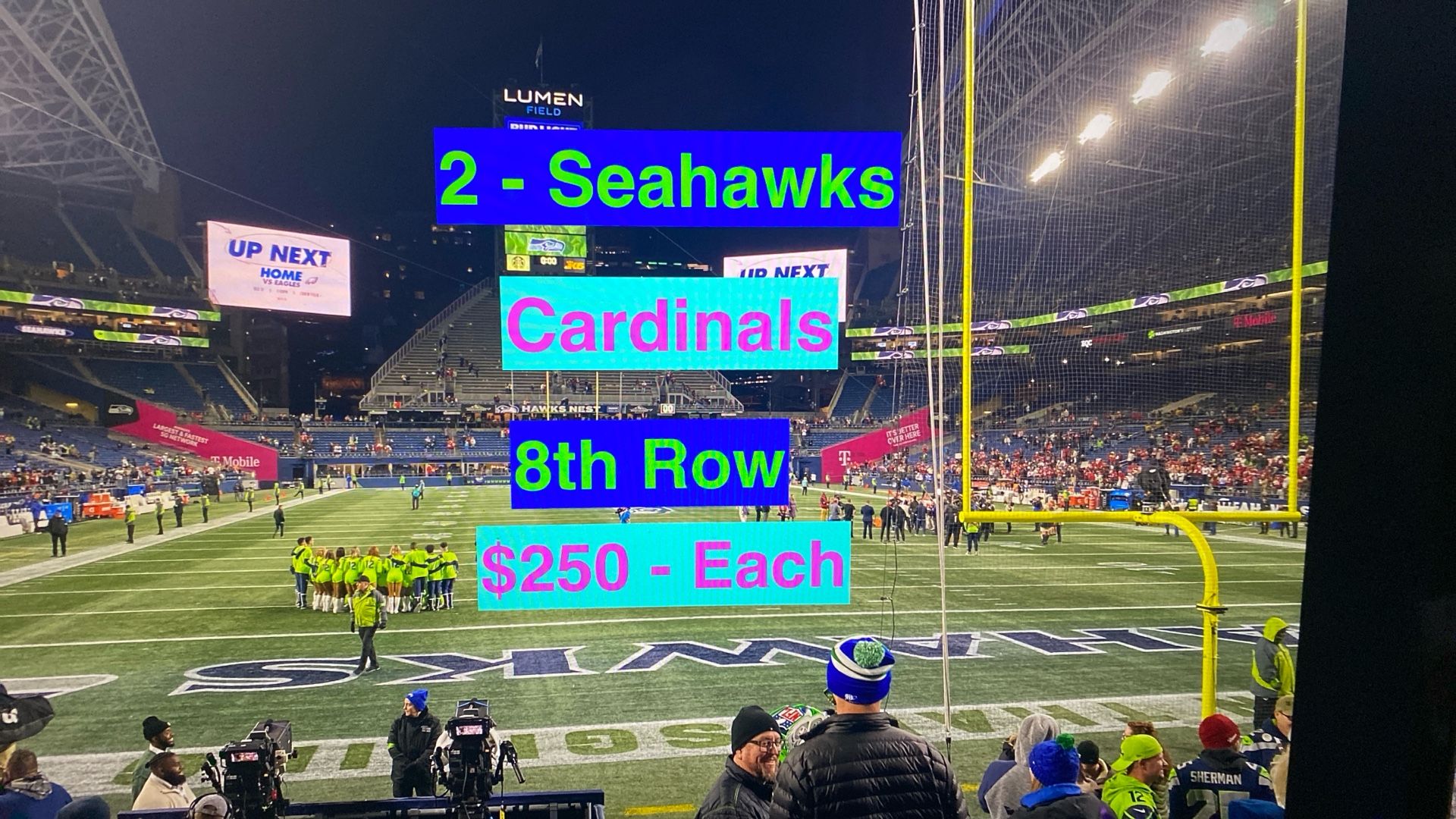 Seahawks Cardinals Tickets