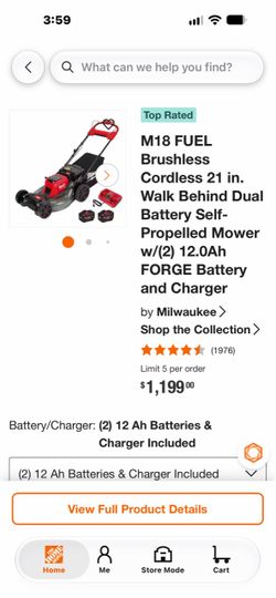 MILWAUKEE FUEL M18 SELF PROPELLED LAWNMOWER KIT