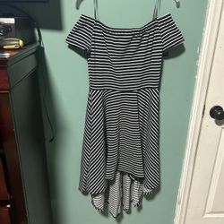 Black & White Stripped Dress