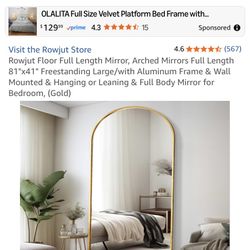 Floor Mirror Super Huge 