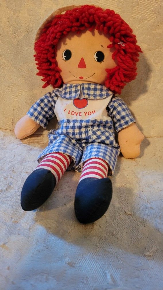 Vintage Bedtime Raggedy Andy Doll