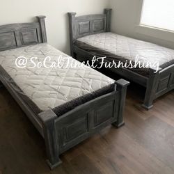 New Twin Bed With Mattress 